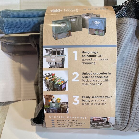 Lotus Eco-Friendly Trolley Bag Set With Insulated Bag - Picture 6 of 10